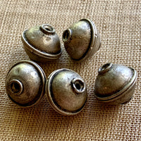 Set of 5 Berber Silver Beads