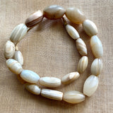 Antique Idar-Oberstein Banded Agate Beads