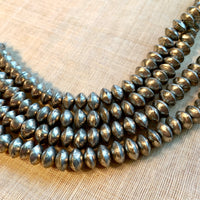 Smallest Mali Silver Saucer Beads