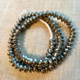 Smallest Mali Silver Saucer Beads