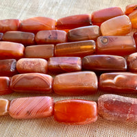 Antique Indian Carnelian Stone Beads