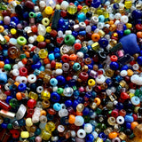 Vintage Venetian Multi-Color Seed Beads