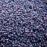 Vintage French 14º Plum Opal Seed Beads