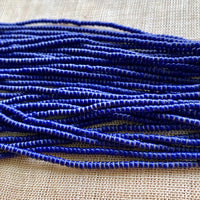 Antique Czech Cobalt Blue Seed Beads, 11º