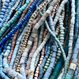Antique Czech & Venetian Seed Beads, 5 Strands!