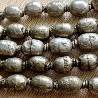 Large Vintage Silver Prayer Beads, Ethiopia