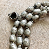 Large Vintage Silver Prayer Beads, Ethiopia