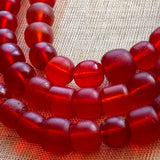 10mm Red Glass Beads