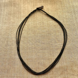 18" Handmade Leather Necklace, Mali