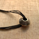 18" Handmade Leather Necklace, Mali