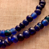 Antique Cobalt Peking Glass Beads