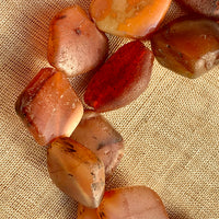 Antique Carnelian Diamond Shape