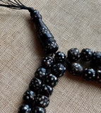 Antique Black Coral Yemen Prayer Beads
