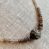 Zircon & Yemeni Silver Necklace by Ruth