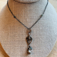 Yemeni Silver and Sapphire Necklace by Ruth