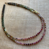 Tourmaline Ombre Double Strand Necklace