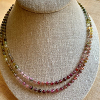 Tourmaline Ombre Double Strand Necklace