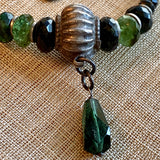 Faceted Green Tourmaline Necklace