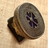 Afghan Ring, Blue Glass