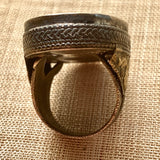 Afghan Ring, Blue Glass