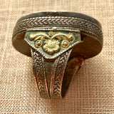 Afghan Ring, Blue Glass