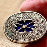 Afghan Ring, Blue Glass