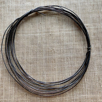 Oxidized Sterling Silver Wire, 22 Gauge 1/2 hard