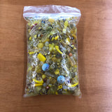 Mixed Yellow Glass One Pound Bag