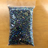 Mixed Iris Glass One Pound Bag