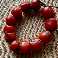 Rare Berber Red Coral Beads