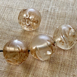 Quartz Carved Floral Beads