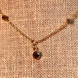 14 Karat Gold, Chocolate Diamond Necklace
