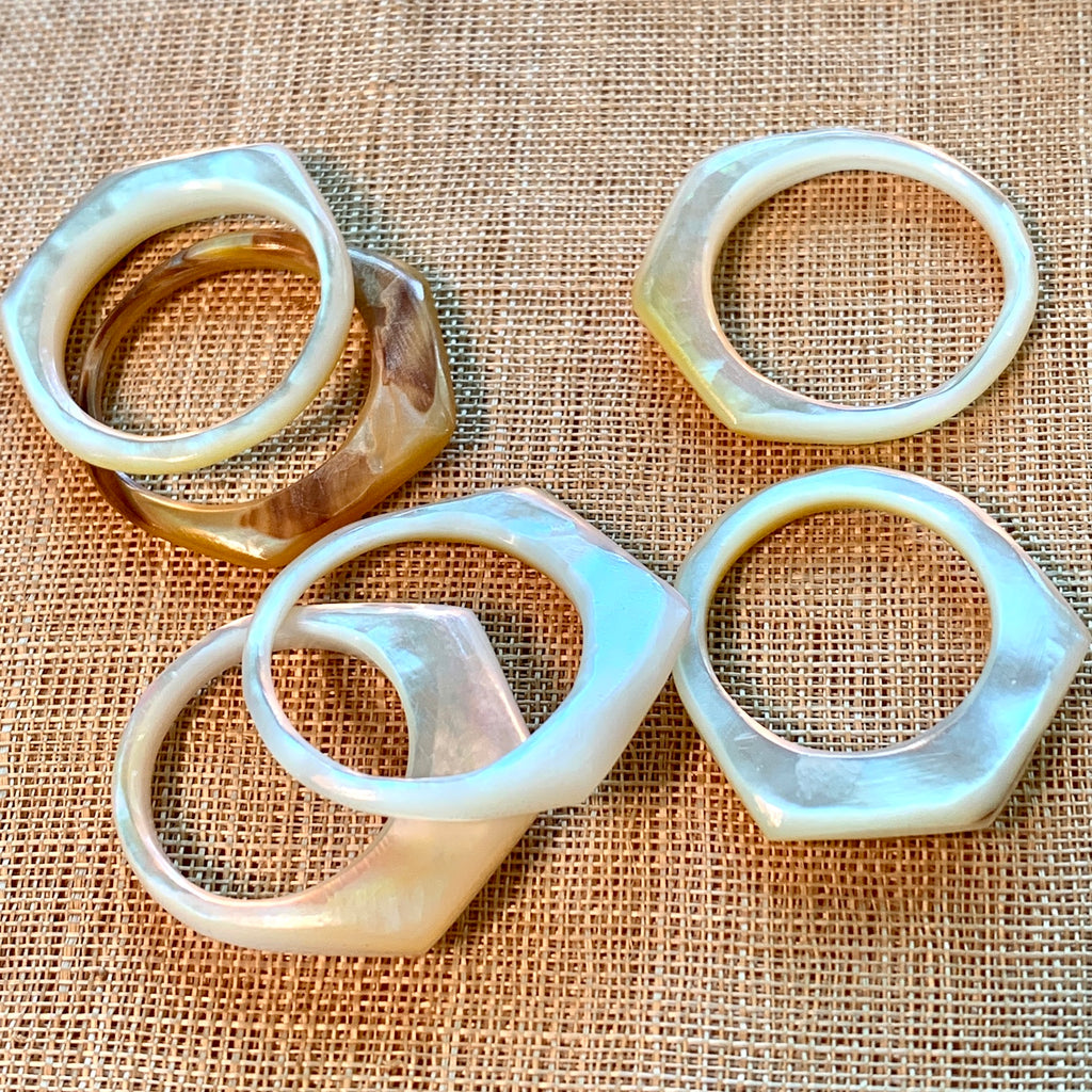 Mother of Pearl Rings