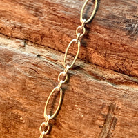 Sterling Silver Long & Short Link Chain