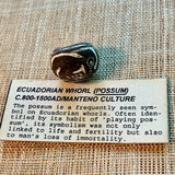 Ancient Ecuadorian Whorl, Possum