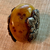 Large Resin Amber Bead, Nepal