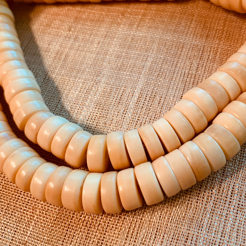 Chinese Bone Disc Beads | Beadparadise.com