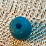Antique Opaque Blue Oval Beads