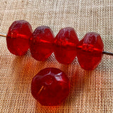 Red Vaseline Beads