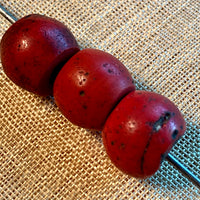 3 Sherpa Coral Beads, Nepal