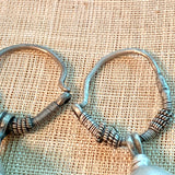 Antique Silver Earrings, Afghanistan