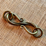 Large Brass S-Clasp, Thailand