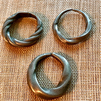 3 Smaller Old Tuareg Silver Rings