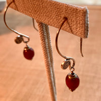 Venetian Red Earrings, by Ruth