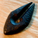 Black Palmwood Mamuli Pendant