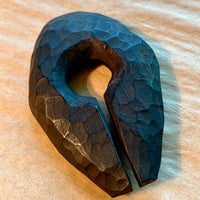 Black Palmwood Mamuli Pendant