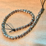 Thai Silver Medium Triangle Stamped Beads
