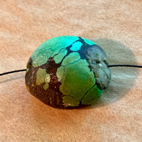 Large Turquoise Oval Beads