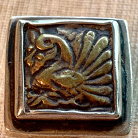 Mixed Metal Ring with Bird, India