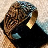 Filigree Yemeni Silver Ring